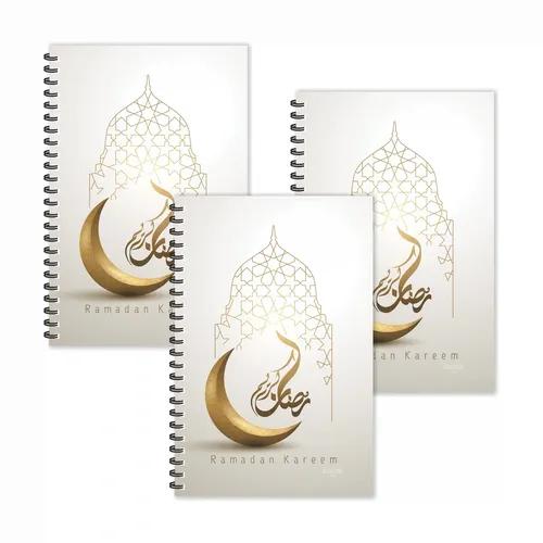 Ramadan Kareem Ruled Diaries - Pack Of 3