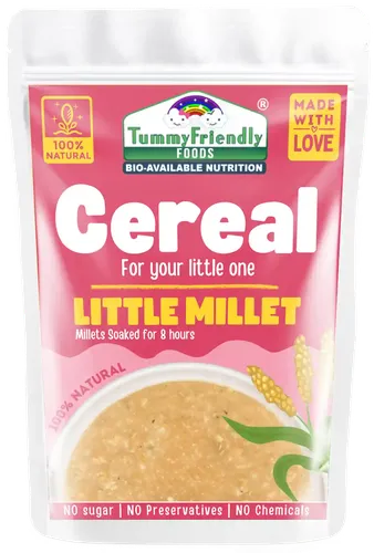 Tummyfriendly Foods Little Millet Cereal For Baby Toddler Kids 2 Year Old | Baby Food For 2+ Year Old | Maximum Nutrition From Real Food. Available In Trial Baby Packs Too. 300G