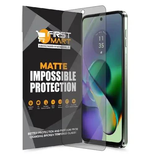 FIRST MART Screen Protector for Motorola G64 5G Impossible Fiber Case Friendly Screen Protection & Installation Kit (Matte)
