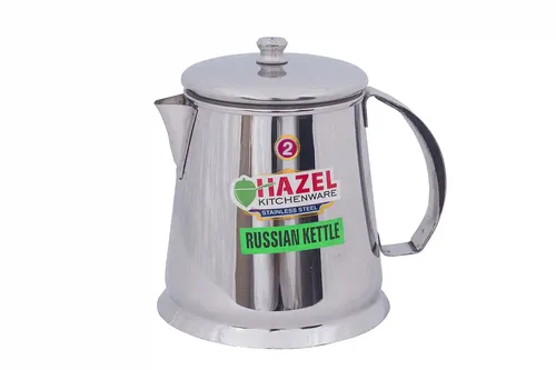 Hazel Restaurant Stainless Steel Tea Pot Water Kettle Pitcher Coffee Pot with Handle (900 ml), Silver