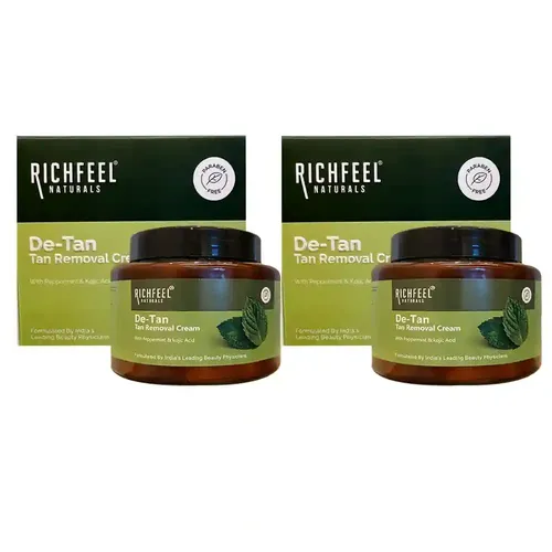 Richfeel De-Tan Cream 100 G Pack of 2