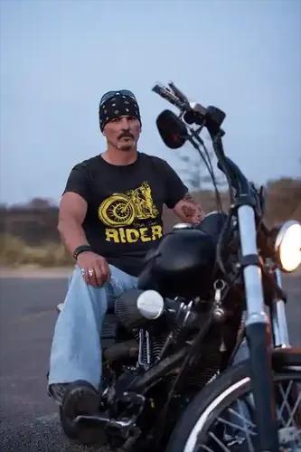 Be the Rider Biker T-Shirt for Men - S