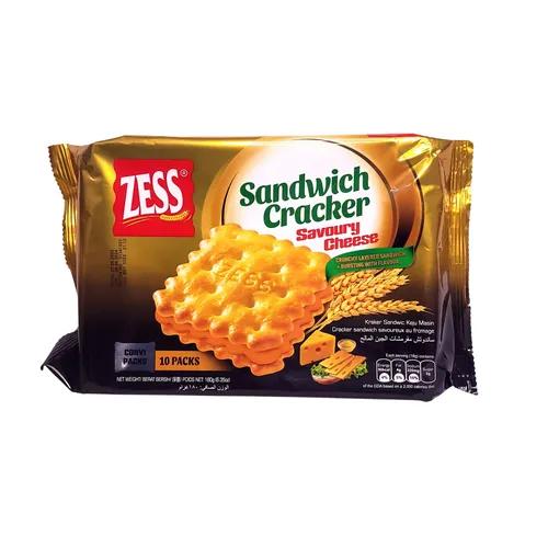 Zess Savoury Cheese Sandwich Cracker 180g