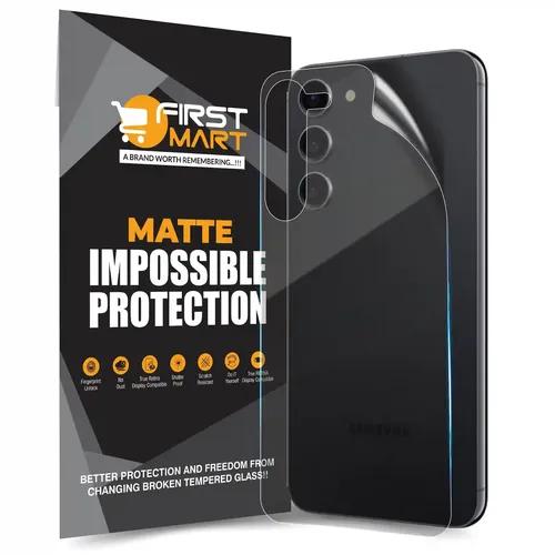 FIRST MART Screen Protector for Samsung Galaxy S23 Plus 5G - Edge to Edge Back 4 Layer Ultra Thin Unbreakable Membrane - Case Friendly Screen Coverage & Installation Kit (Matte)