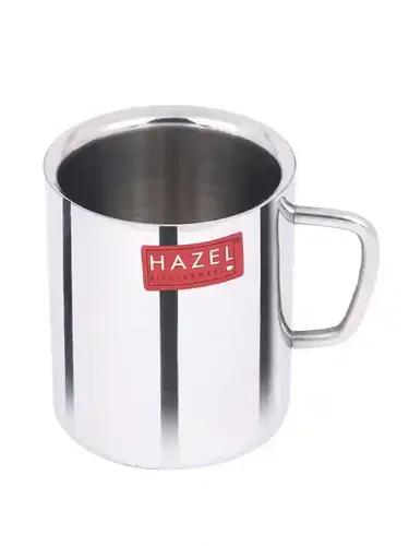 HAZEL Stainless Steel Double Wall Green Tea Coffee Big Sobar Mug, 1 Pc, 210 ml