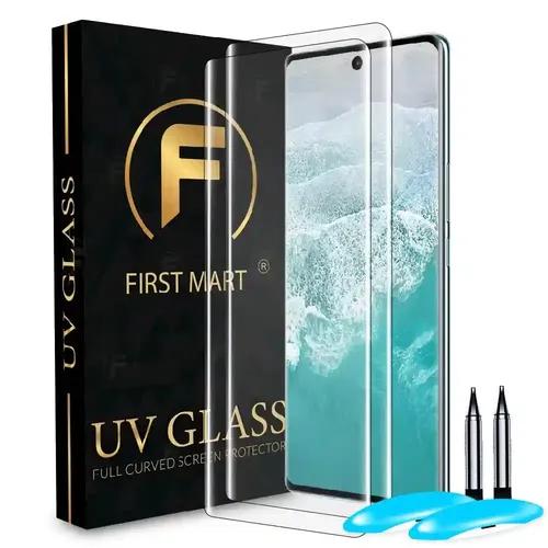 FIRST MART Tempered Glass for Vivo V30 5G with Edge to Edge Full Screen Coverage and Easy UV Glue Installation Kit, Pack of 2
