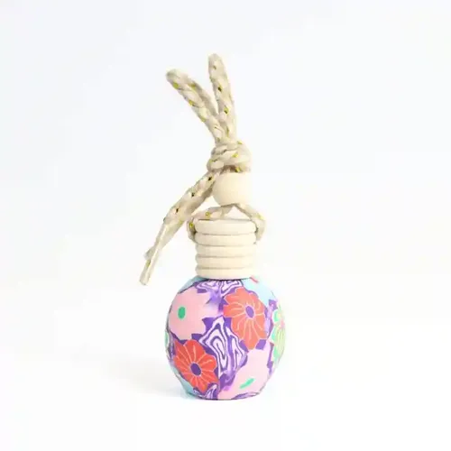 Sharvv Aroma Car Freshener Hanging Long Lasting Good Smell Essential Oils Bottle with Wooden Lid/Elevate your car’s interior with our car perfumes(10ml)