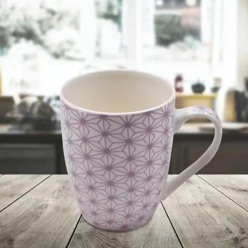 Kookee Printed Ceramic Coffee or Tea Mug with handle for Office, Home or Gifting - 325ml (BPM3533-B)