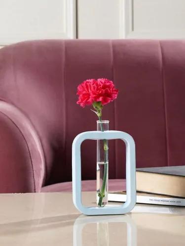 Switzer Test Tube Planter Vase - Turquoise Blue