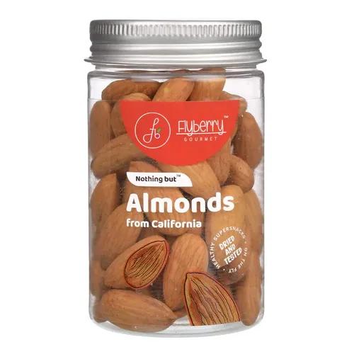 Flyberry Gourmet Premium California Jumbo Almonds, 100g |Rich in Protein, Magnesium and Dietary Fibre