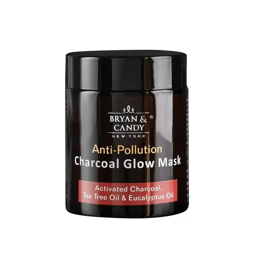 Bryan & Candy New York Anti Pollution Charcoal Glow Face Mask with Activated Charcoal, Tea Tree Oil And Eucalyptus Oil (100 gm)