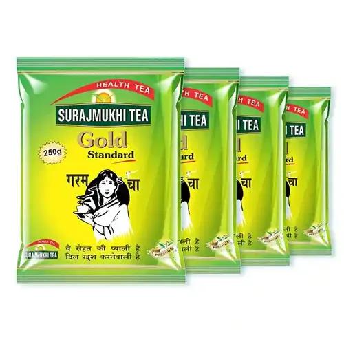 Gold Standard Premium CTC Tea - 250 Gm Pack Of 4