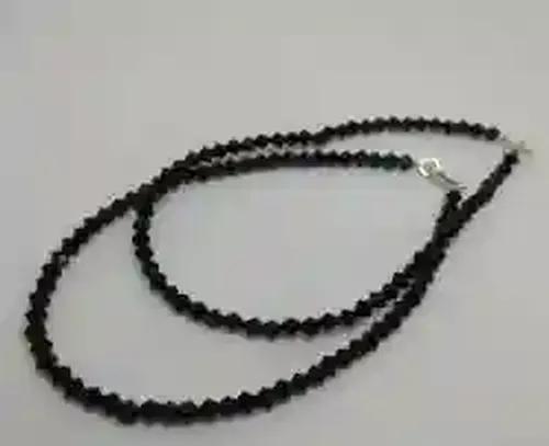 Elegant and stylish Black Crystal Beads Anklet Pair