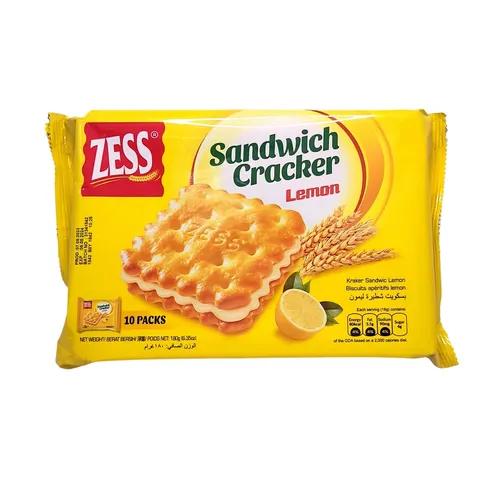 Zess Lemon Sandwich Cracker 180g