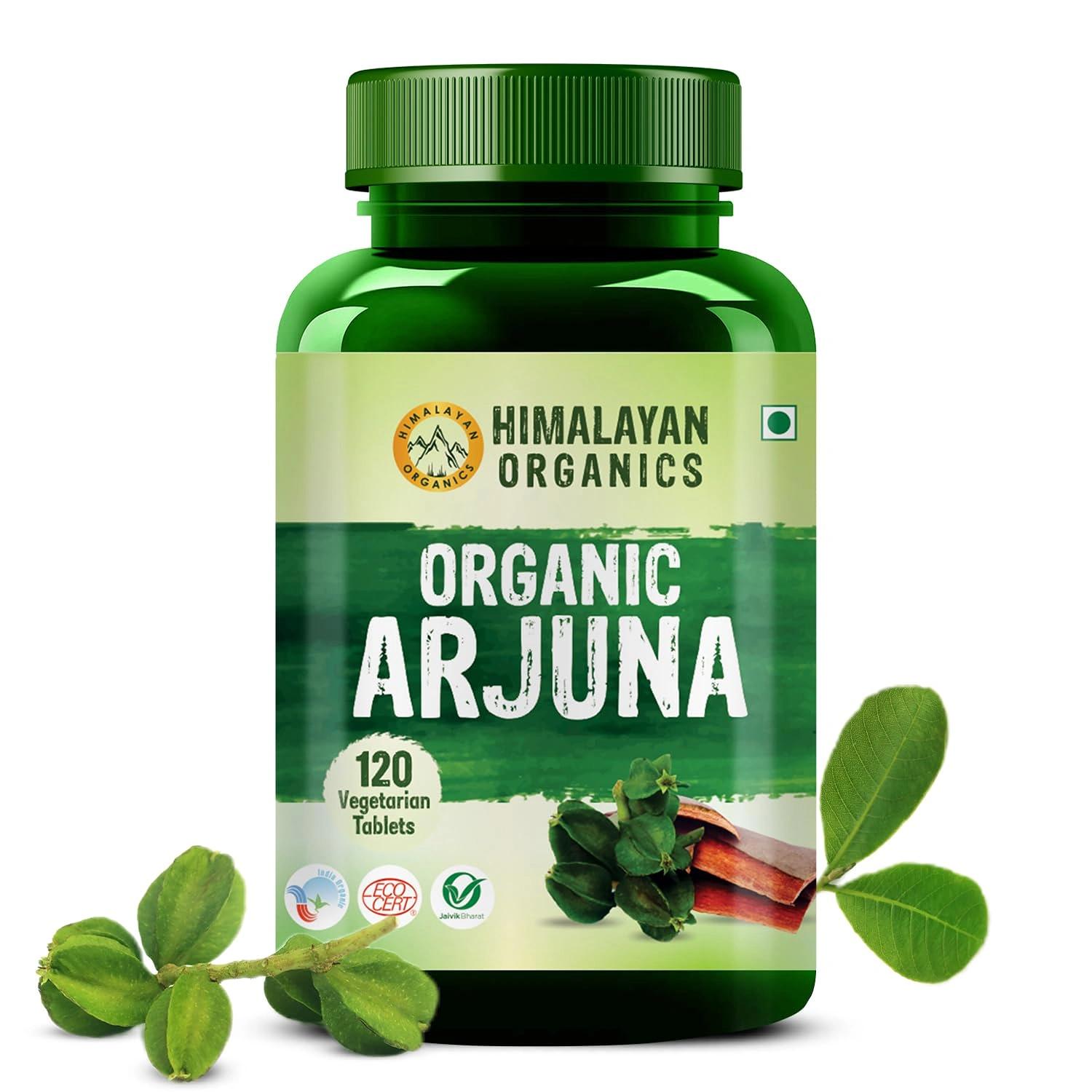 Vlado's Himalayan Organics Arjuna Tablets | Supports Heart Health | Manages Cholesterol Level (120 Tablets)