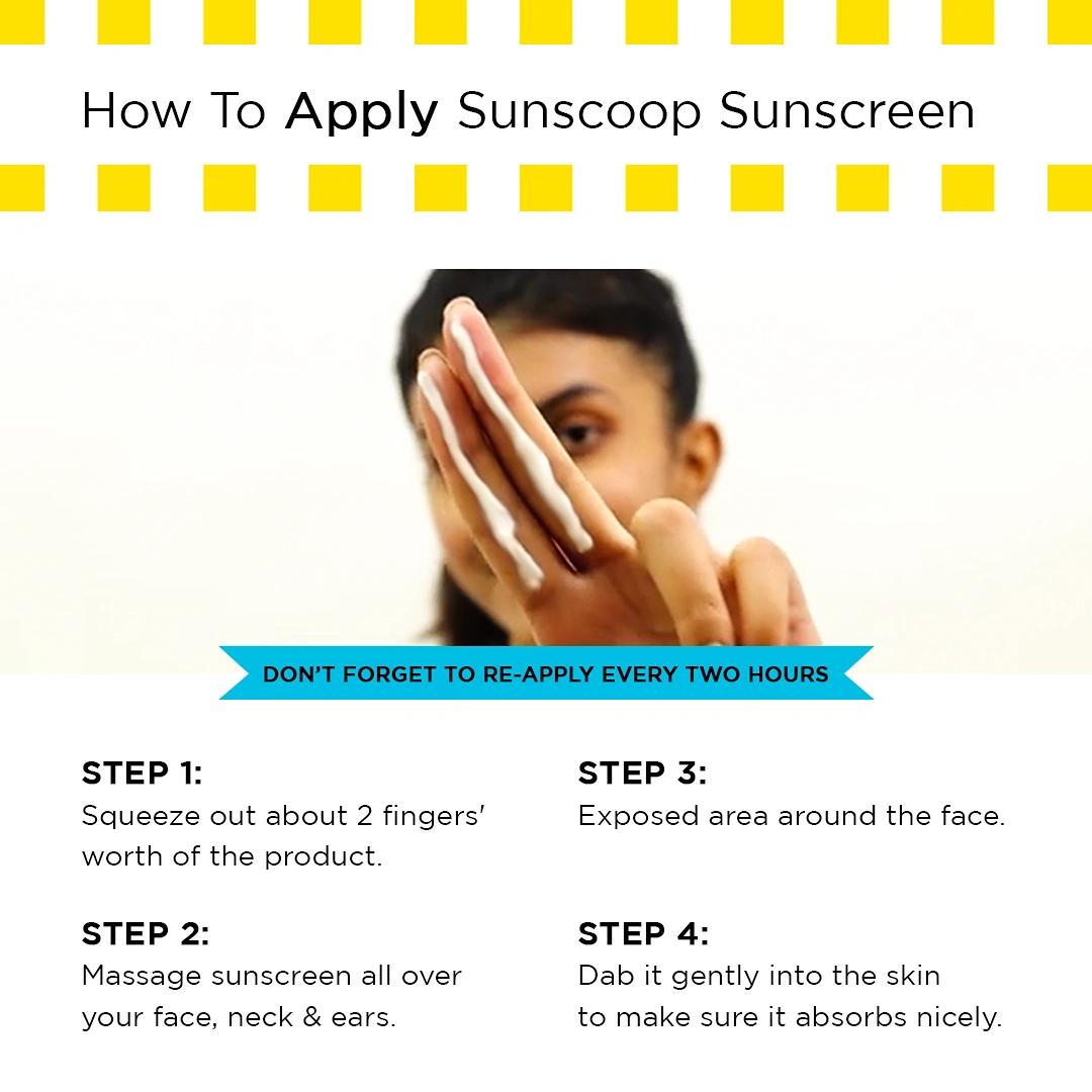 SunScoop Matte Sunscreen Cream SPF 60 PA+++ | No White Cast | For Dry, Oily & Normal Skin Types | Matte Finish | Ultra-Lightweight & Quick-Absorbing, Water & Sweat Resistant | 45g