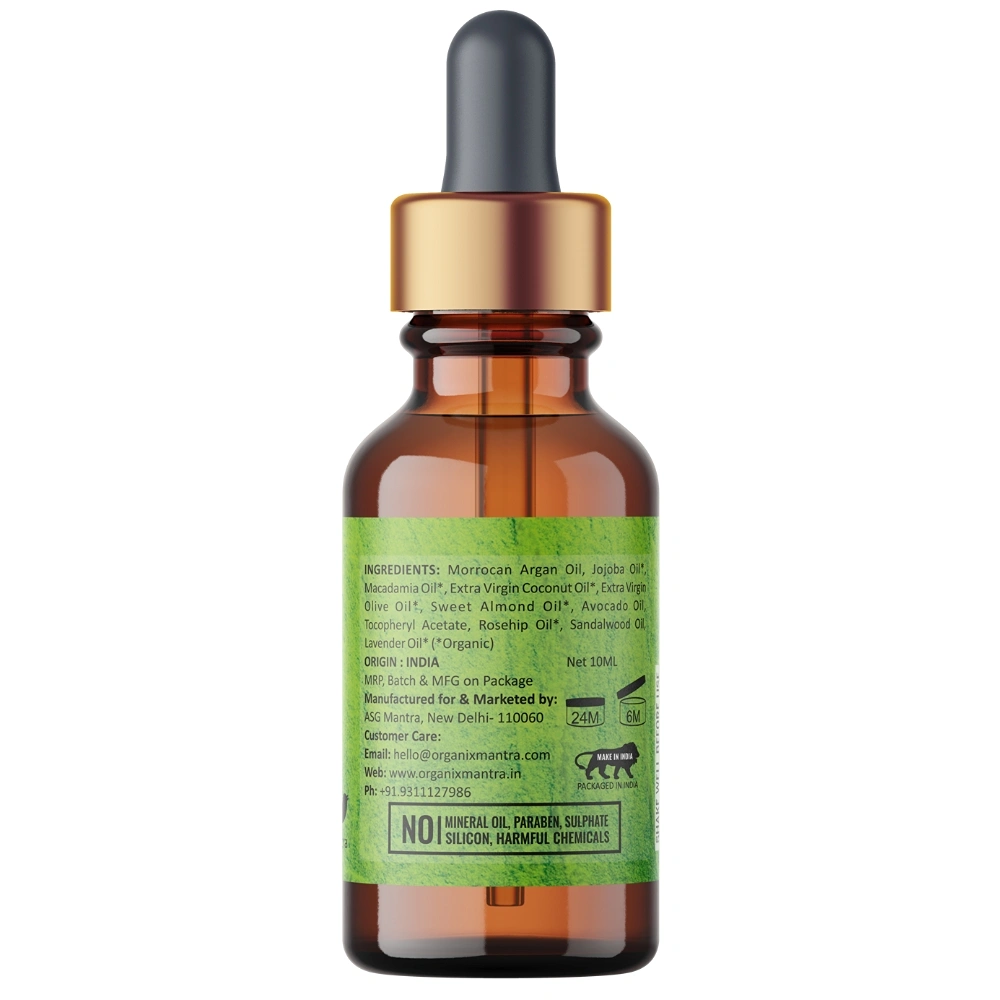 Organix Mantra Anti Aging Macadamia Skin Radiance Elixir, 10Ml