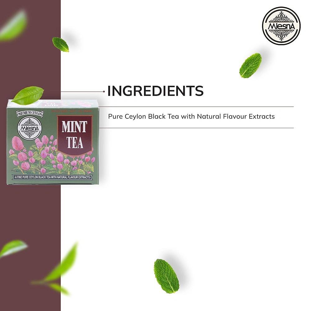 Mlesna Mint Tea Bag 100g (50 x 2g) (Pack of 1)