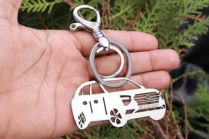 Silver car keychain shop