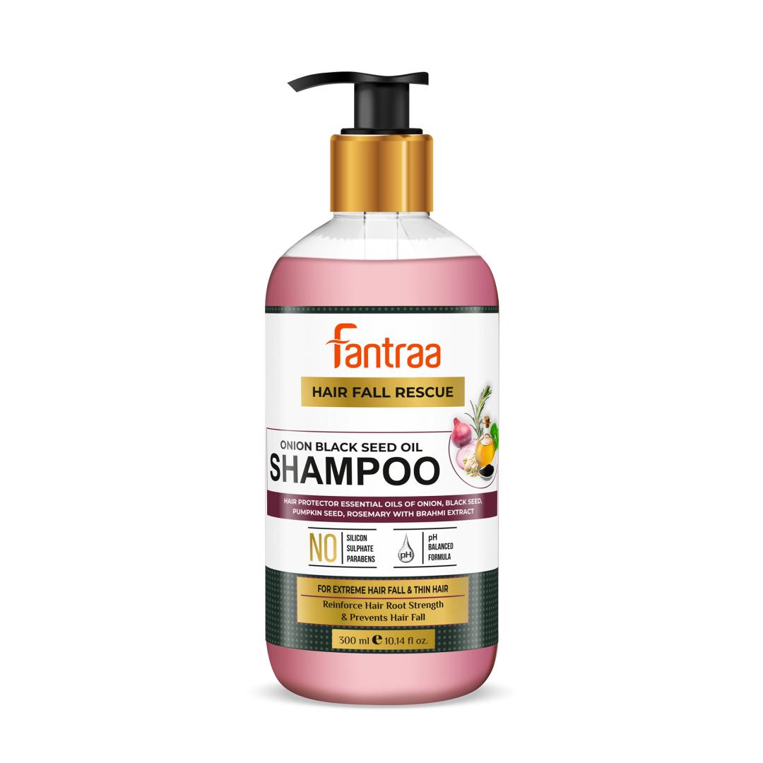 Fantraa Onion Black Seed Oil Shampoo, 300Ml