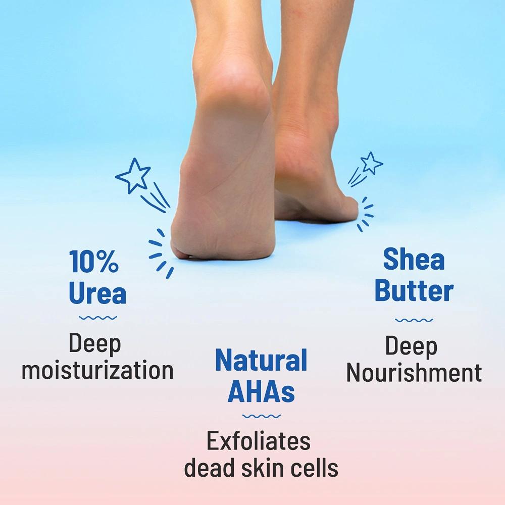 Chemist at Play Foot Cream for Cracked Heels & Diabetic Foot | Up to 24 hours of Moisturization | 10% Urea & Natural AHAs | Nourishment & Hydration | For Dry & Cracked Feet |  Lightweight | 50g