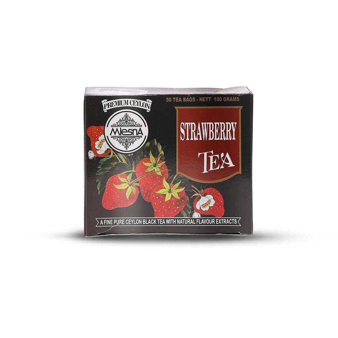 Mlesna Strawberry Tea Bag 100g (50 x 2g) (Pack of 1)