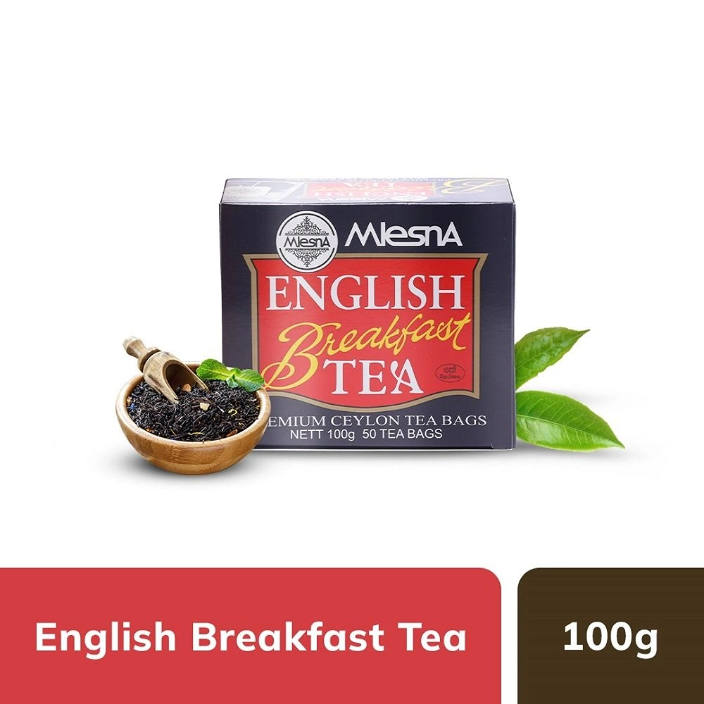 Mlesna English Breakfast Tea 100g (50 x 2g) Tea Bag