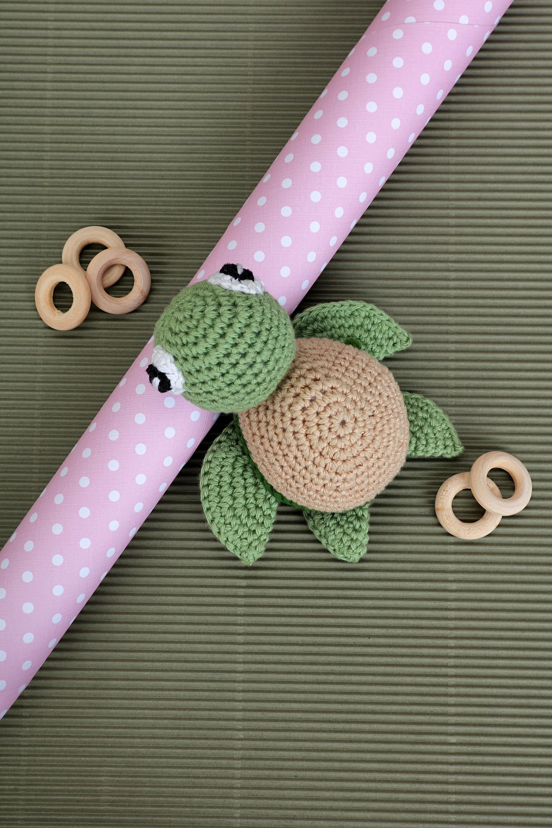 Crochet Handmade Turtle Soft Toys - Green