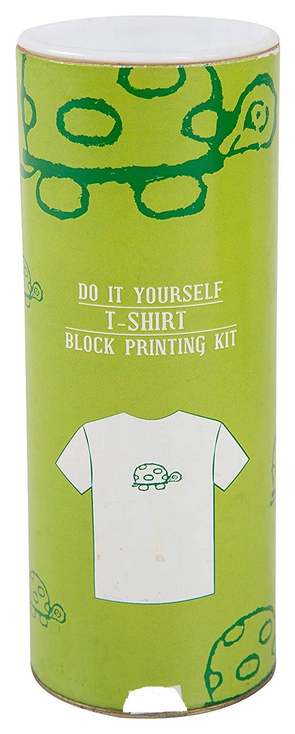 DIY Craft Kit Block Print Your T-Shirt With Turtle (4-6 Years)
