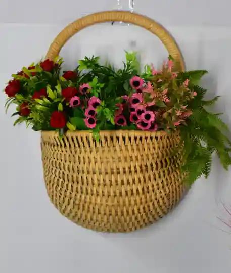 Cane Crafted Hanging Basket