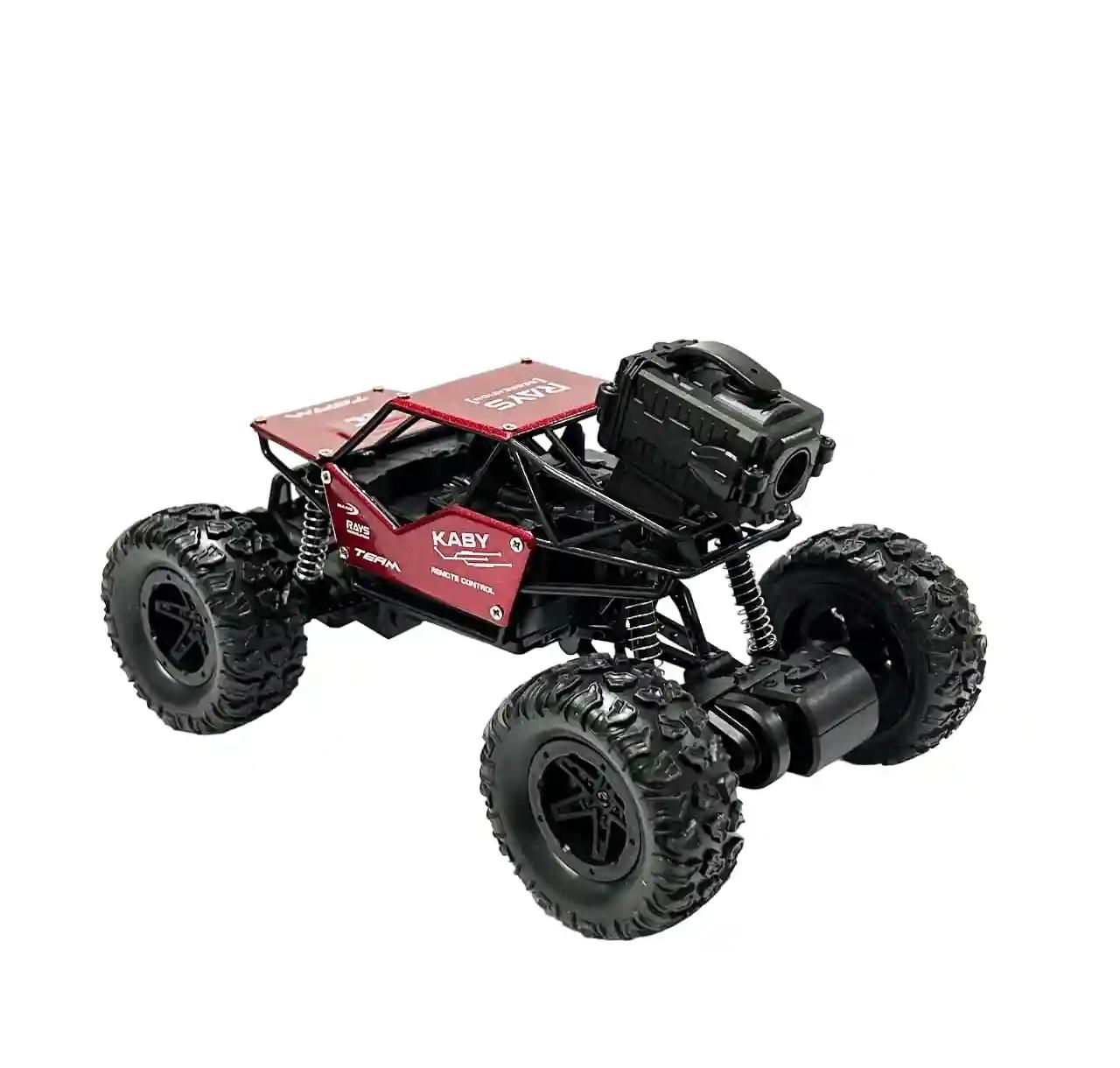 PAPASpace Remote Control Rock Crawler High Speed Monster Truck Car RC Off-Road Drift Booster Spray Rechargeable Toy for Kids Boys (Multicolor)
