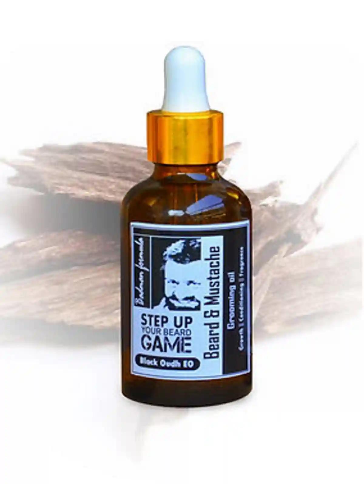 Beard & mustache Oil Rich blend of Black Oud and Argan Oil