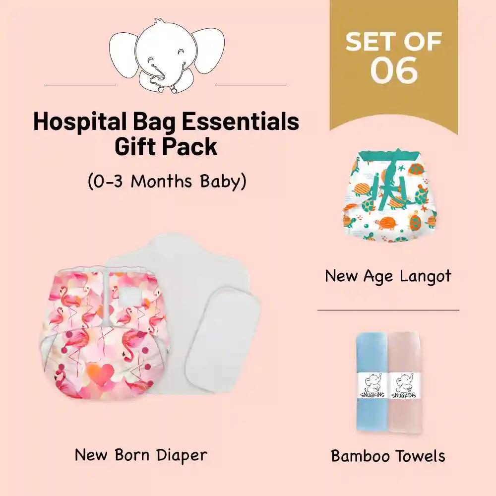 Snugkins Hospital Bag Essentials Kit Pack- Set of 6