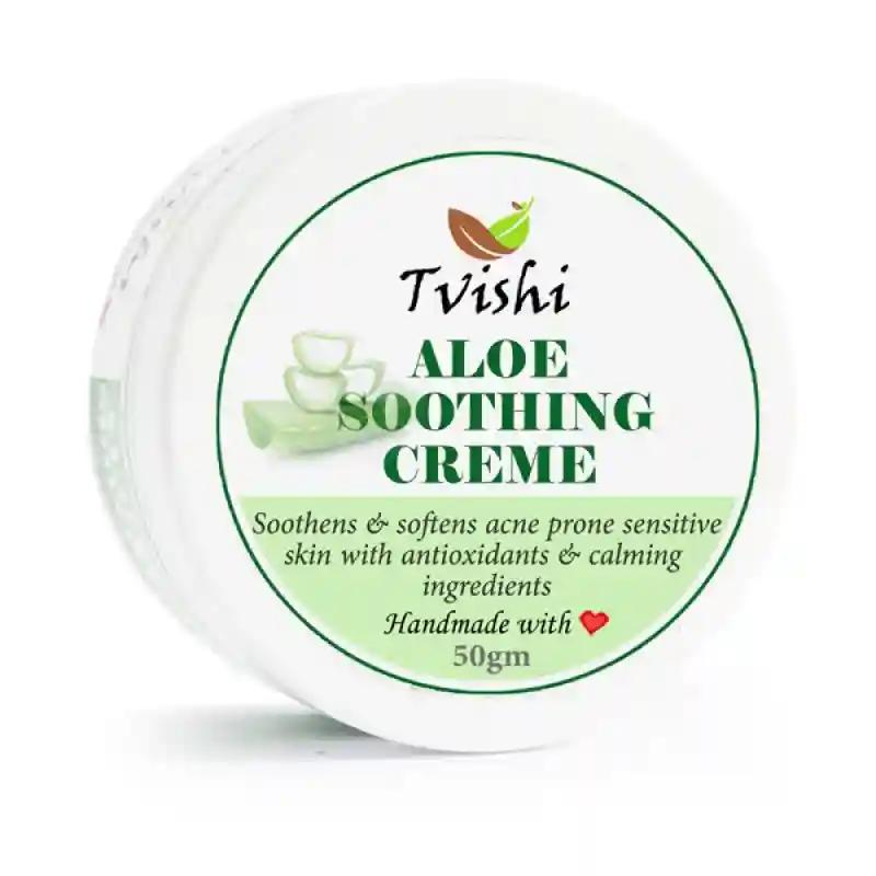 Tvishi Handmade Aloe Soothing Cream for Men & Women (50 Gms)
