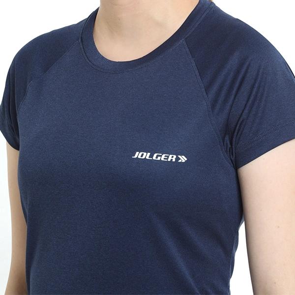 Women's Breathable Lightweight Round Neck T-Shirt - Blue